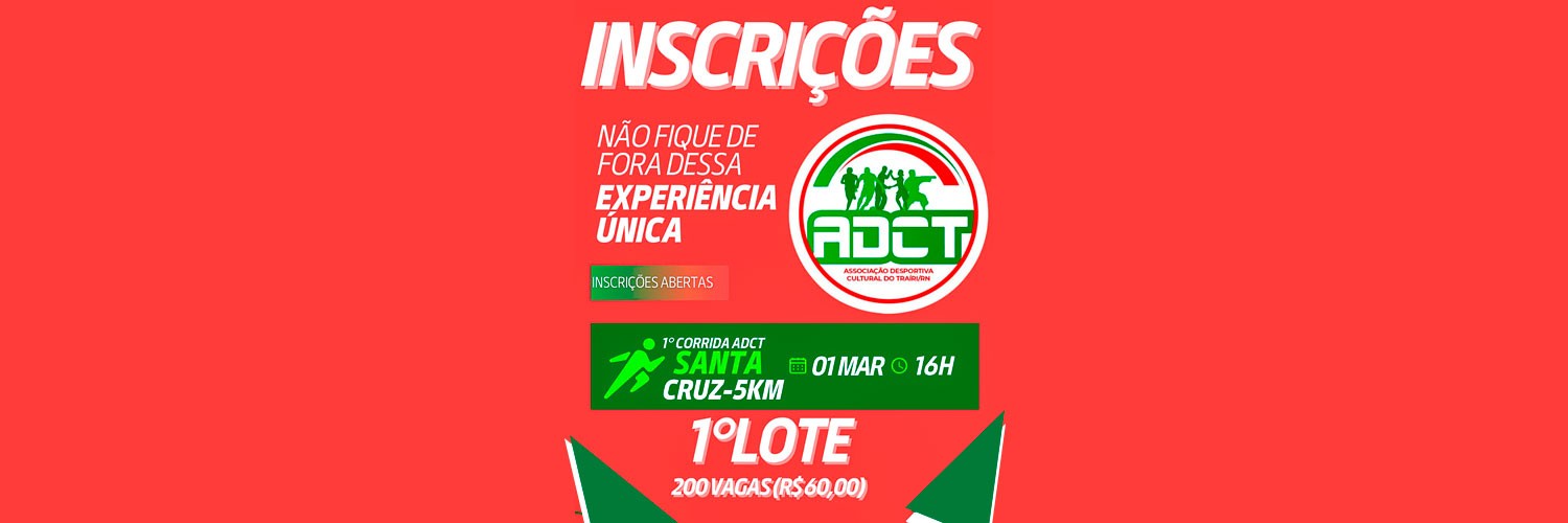 1ª CORRIDA DA ADCT